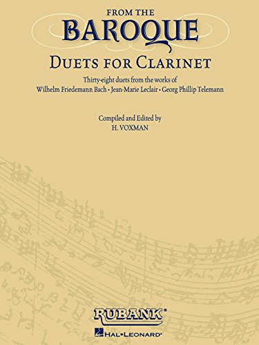 From the Baroque: Duets for Clarinet von Rubank Publications