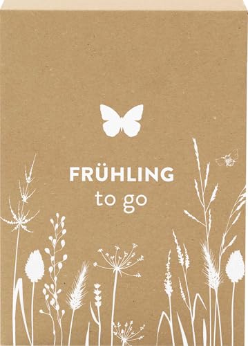 Frühling to go: Geschenkebox mit Jahreszeiten-Deko | Das beste Frühlings-Geschenk: Set mit Deko-Blume aus Holz, Wildblumen-Samen uvm. (Geschenke für Naturliebhaber und Gartenfreunde) von Groh Verlag