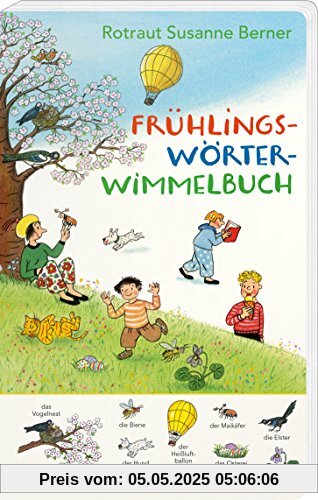 Frühlings-Wörterwimmelbuch