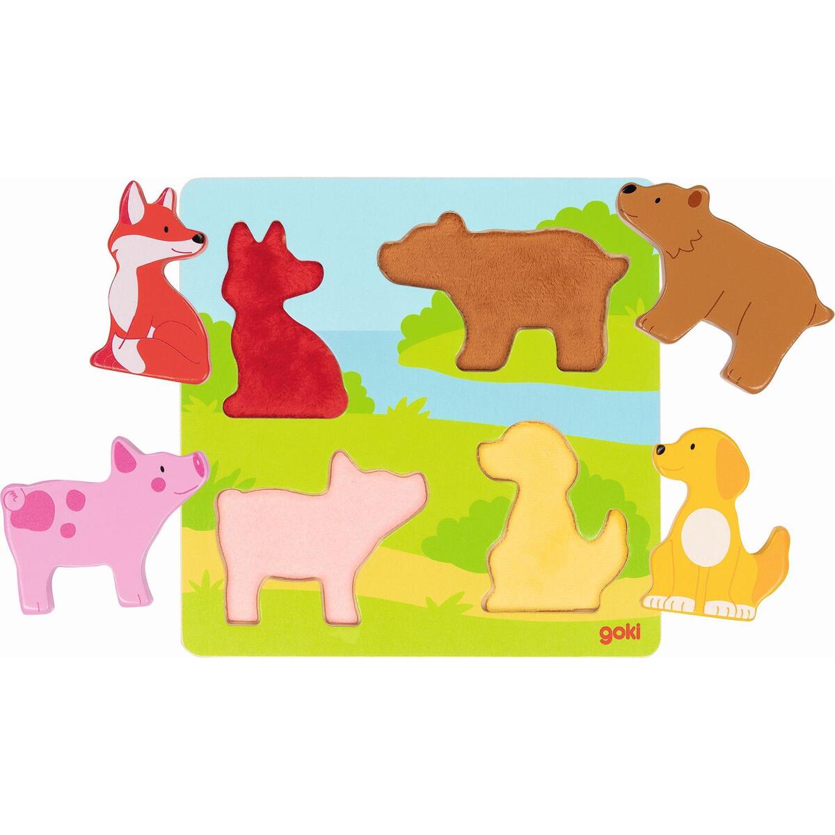 Fühlpuzzle Tiere von Gollnest & Kiesel GmbH &