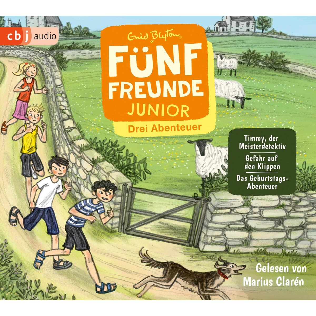 Fünf Freunde JUNIOR - Drei Abenteuer - Timmy, der Meisterdetektiv. Gefahr auf de... von cbj audio