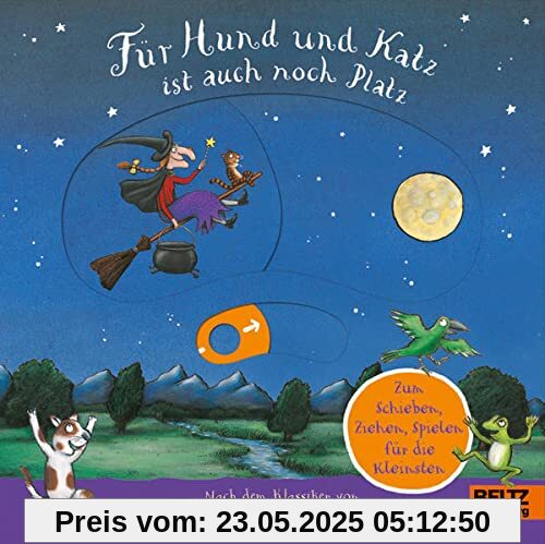 Für Hund und Katz ist auch noch Platz: Pappbilderbuch zum Ziehen, Schieben, Spielen für die Kleinsten