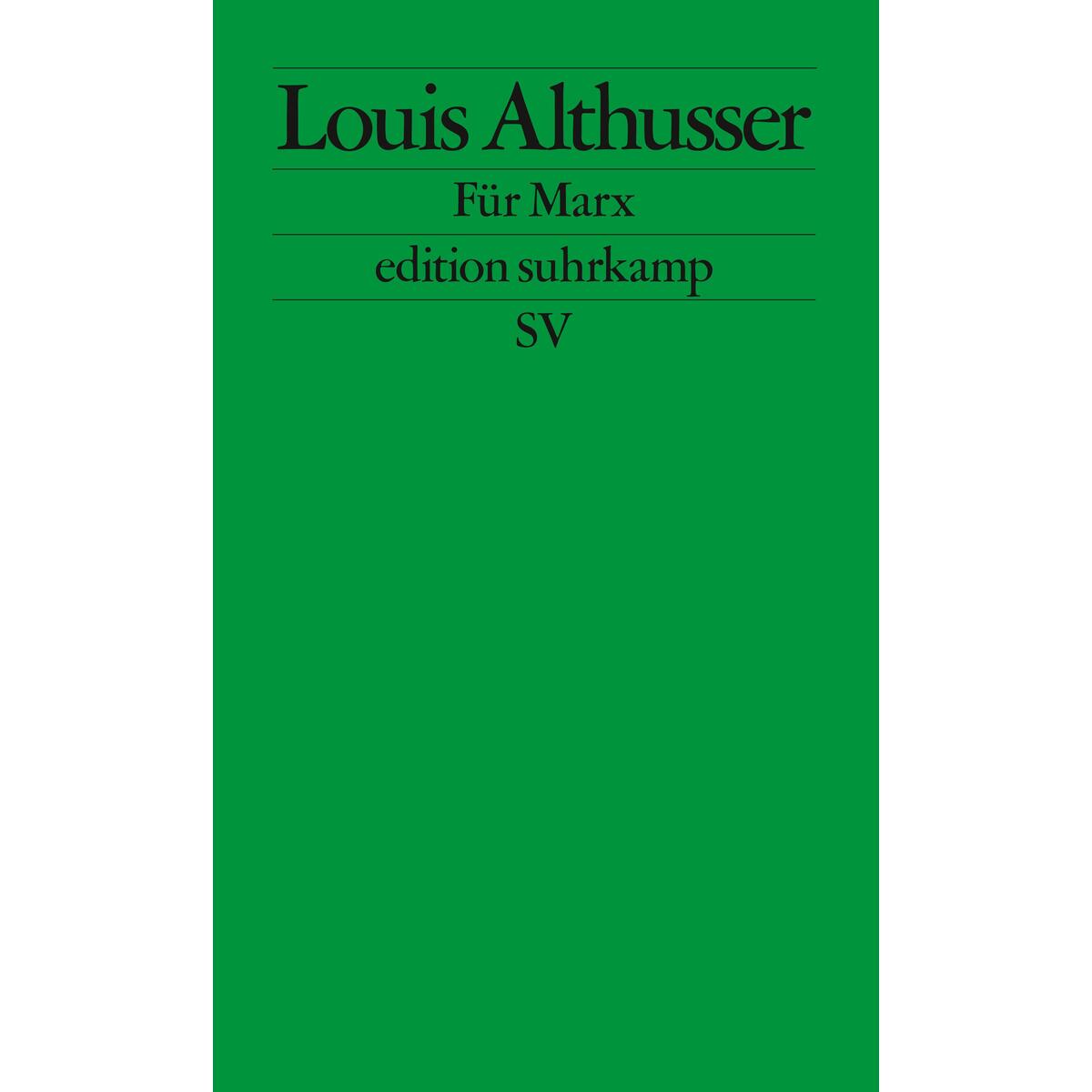 Für Marx von Suhrkamp Verlag AG