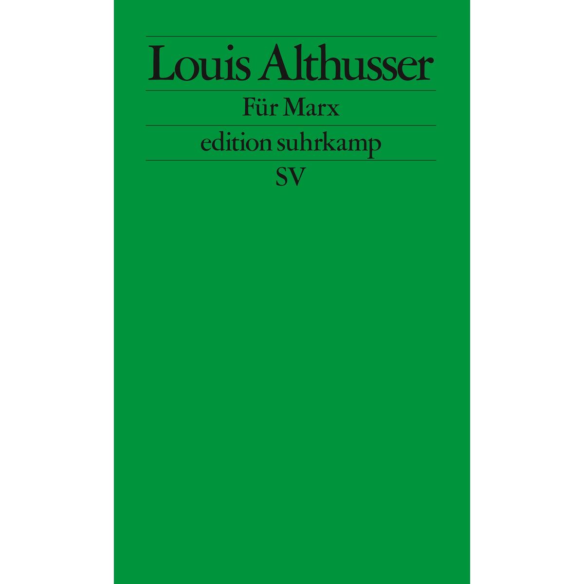 Für Marx Für Marx von Suhrkamp Verlag