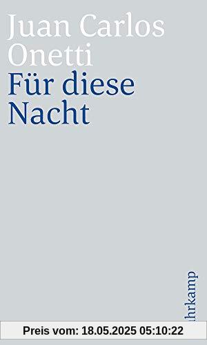 Für diese Nacht: Roman (suhrkamp taschenbuch)