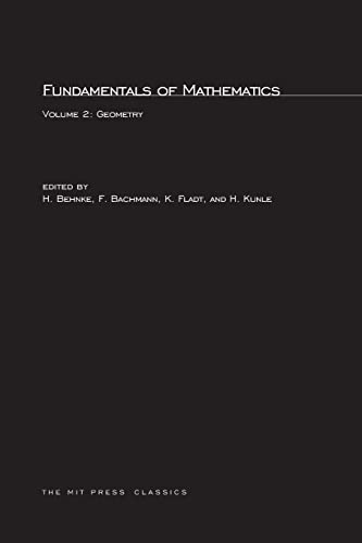 Fundamentals of Mathematics, Volume 2: Geometry (Mit Press) von MIT Press