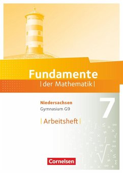 Fundamente der Mathematik 7. Schuljahr. Arbeitsheft mit Lösungen. Gymnasium Niedersachsen von Cornelsen Verlag