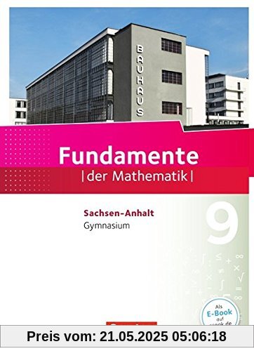 Fundamente der Mathematik - Sachsen-Anhalt / 9. Schuljahr - Schülerbuch