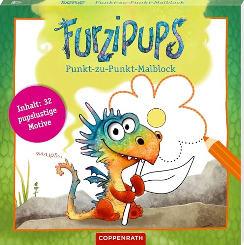 Punkt-zu-Punkt-Malblock: 32 pupslustige Motive (Furzipups): 24 pupslustige Ausmalbilder für Kinder ab 4 Jahren Punkt-zu-Punkt-Malblock: 32 pupslustige Motive (Furzipups): 24 pupslustige Ausmalbilder für Kinder ab 4 Jahren