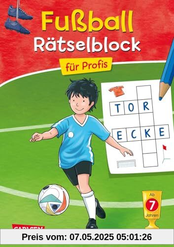 Fußball-Rätselblock für Profis: ab 7 Jahre