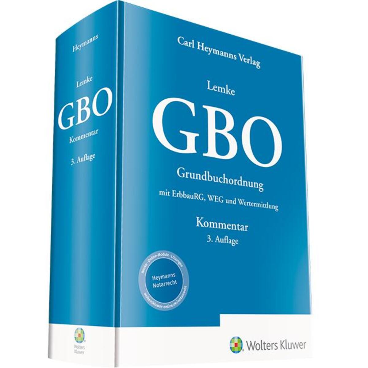 GBO - Kommentar von Heymanns Verlag GmbH