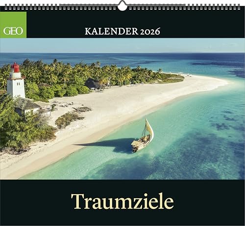 GEO Traumziele 2026 - Wand-Kalender - Reise-Kalender - Poster-Kalender - 50x45 von GEO