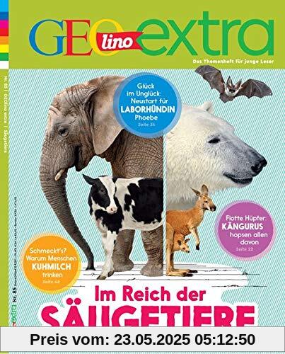 GEOlino Extra / GEOlino extra 85/2020 - Im Reich der Säugetiere: Monothematisches Themenheft für kleine Abenteurer