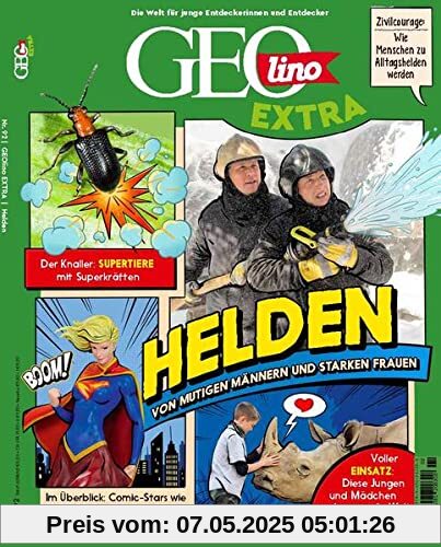 GEOlino Extra / GEOlino extra 92/2022 - Superhelden: Monothematisches Themenheft für kleine Abenteurer