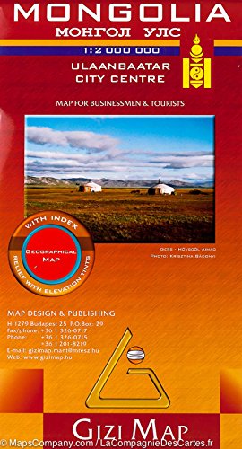 GIZI Mongolia Geographical Map 1:2 Mio. GIZI Mongolia Geographical Map 1:2 Mio.
