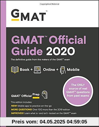 GMAT Official Guide 2020: Book + Online Question Bank