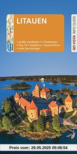 GO VISTA: Reiseführer Litauen: Mit Faltkarte und 3 Postkarten (Go Vista Info Guide)