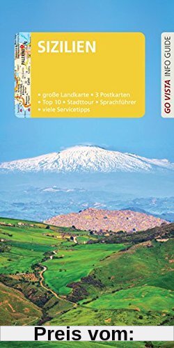 GO VISTA: Reiseführer Sizilien: Mit Faltkarte und 3 Postkarten (Go Vista Info Guide)