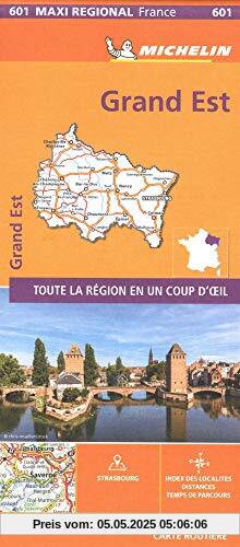 GRAND-EST, France - Michelin Maxi Regional Map 601 (France Maxi Regional)