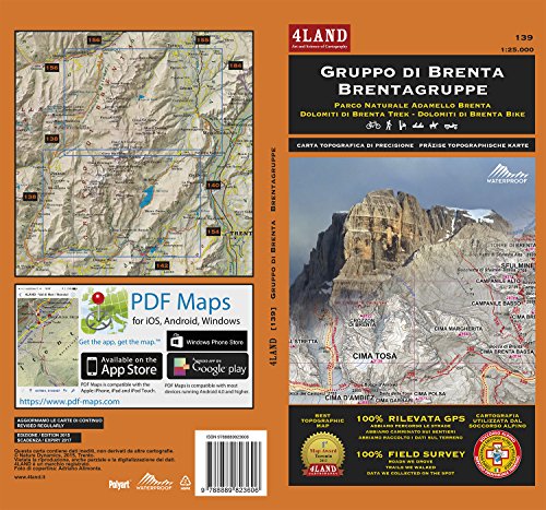 GRUPPO DI BRENTA - BRENTAGRUPPE: Parco Naturale Adamello Brenta – Dolomiti di Brenta Trek – Dolomiti di Brenta Bike GRUPPO DI BRENTA - BRENTAGRUPPE: Parco Naturale Adamello Brenta – Dolomiti di Brenta Trek – Dolomiti di Brenta Bike von 4LAND
