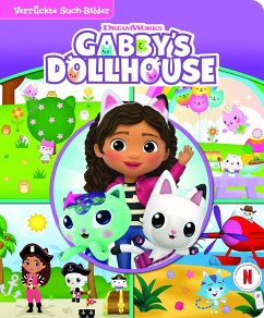 Gabby's Dollhouse - Verrückte Such-Bilder - Wimmelbuch - Pappbilderbuch mit wattiertem Umschlag von Phoenix International Publications