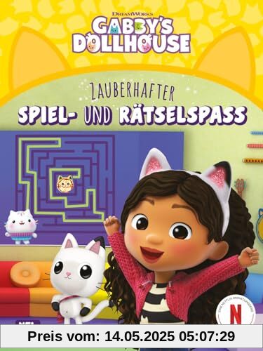 Gabby's Dollhouse: Zauberhafter Spiel- und Rätselspaß: Mit Suchbildern, Labyrinthen, Sudokus, Puzzles und vielem mehr | (für Kinder ab 4 Jahren)