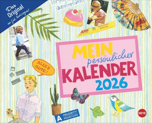 Gabi Kohwagner Mein persönlicher Kalender 2026: Detailreich illustrierter Kalender zum Aufhängen mit viel Platz für Organisatorisches. Wandkalender 2026 zum Eintragen. von Heye