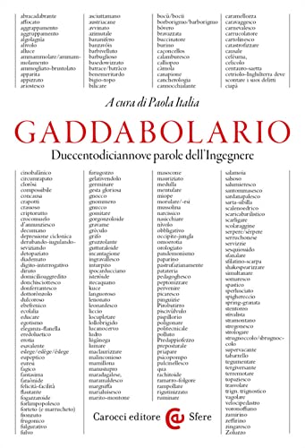 Gaddabolario. Duecentodiciannove parole dell'ingegnere (Le sfere) von Carocci