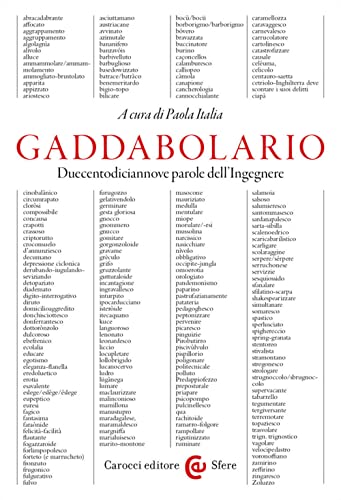 Gaddabolario. Duecentodiciannove parole dell'ingegnere (Le sfere) von Carocci