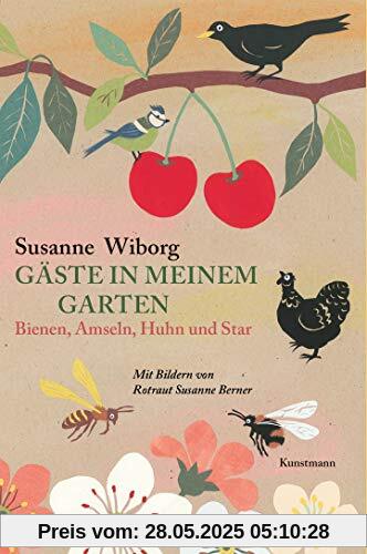 Gäste in meinem Garten: Bienen, Amseln, Huhn und Star