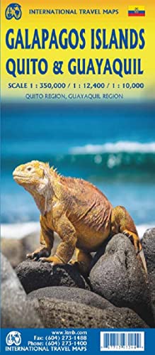 Galapagos Island Quito & Guayaquil 1:350000: ITM Travel Reference Map 1:350000