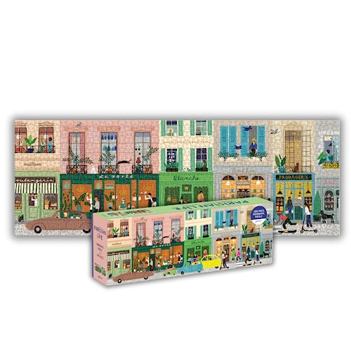 Parisian Life Panoramic Puzzle: 1000 Pieces Parisian Life Panoramic Puzzle: 1000 Pieces