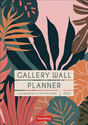 Gallery Wall Planner Wochenplaner 2025 - Kalender mit 53 Minipostern: Wochenplaner 2025 in modernem Design für den trendigen Galerie-Look. ... zum Aufhängen (Wochenplaner Harenberg) von Harenberg