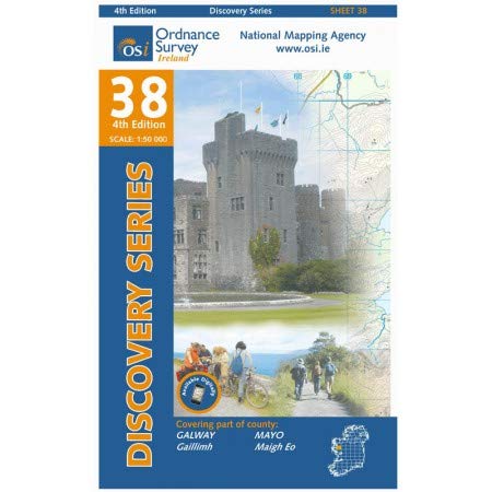 OS Eire 50T.Blatt 38: Ordnance Survey Eire (Discovery Series, Band 38) von Ordnance Survey Ireland