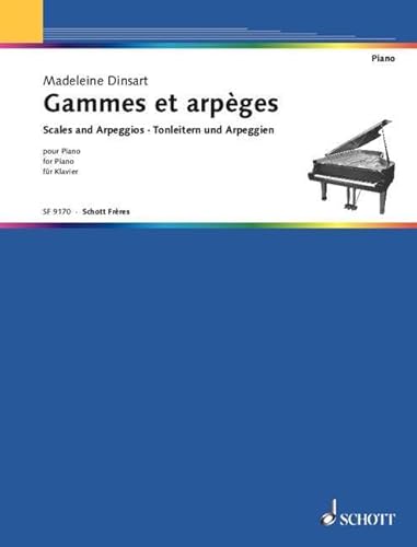 Tonleitern und Arpeggien: Mnemonisches Verfahren für das Studium des Fingersatzes auf dem Klavier. Klavier. von Schott NYC