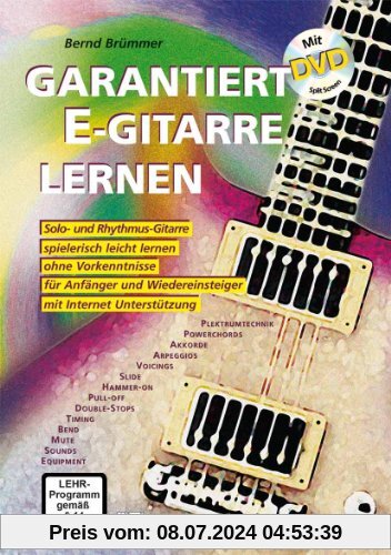 Garantiert E-Gitarre lernen (mit DVD)