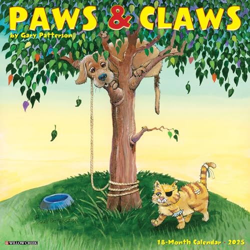 Gary Patterson's Paws N Claws 2025 12 X 12 Wall Calendar Gary Patterson's Paws N Claws 2025 12 X 12 Wall Calendar