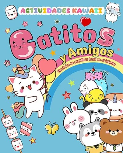 Gatitos y amigos actividades kawaii: Toneladas de pegatinas locas en el interior von Edicions Llibreria Universitària de Barcelona, SL