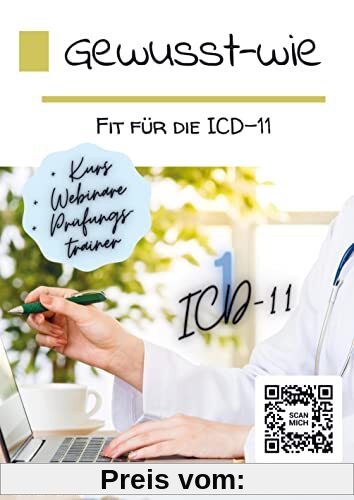 Ge­wusst-wie! Fit für die ICD-11 Klassifikation: Kurze & bündige Anleitung