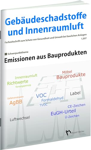 Gebäudeschadstoffe und Innenraumluft: Emissionen aus Bauprodukten (Gebäudeschadstoffe und Innenraumluft: Schriftenreihe zum Schutz von Gesundheit und Umwelt bei baulichen Anlagen) von Mller Rudolf