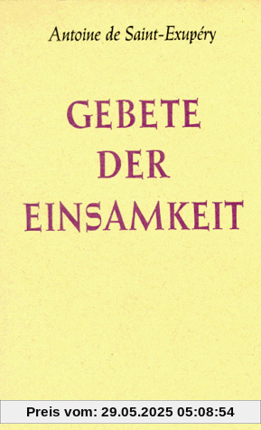Gebete der Einsamkeit Gebete der Einsamkeit