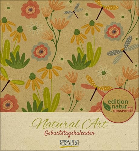 Geburtstagskalender Natural Art von Korsch Verlag