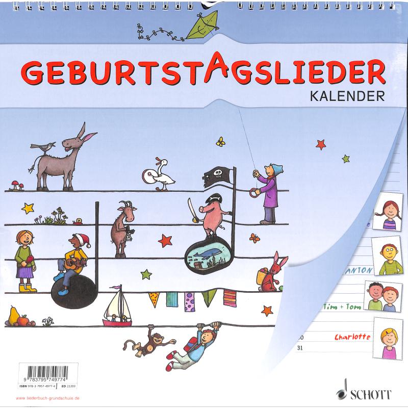 Geburtstagslieder Kalender