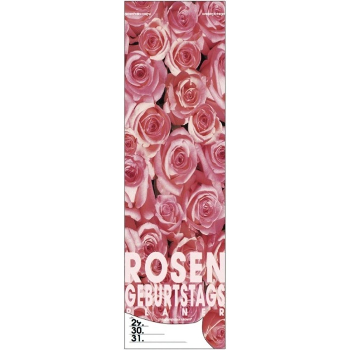 Geburtstagsplaner Rosen von Haschemi Edition Cologne