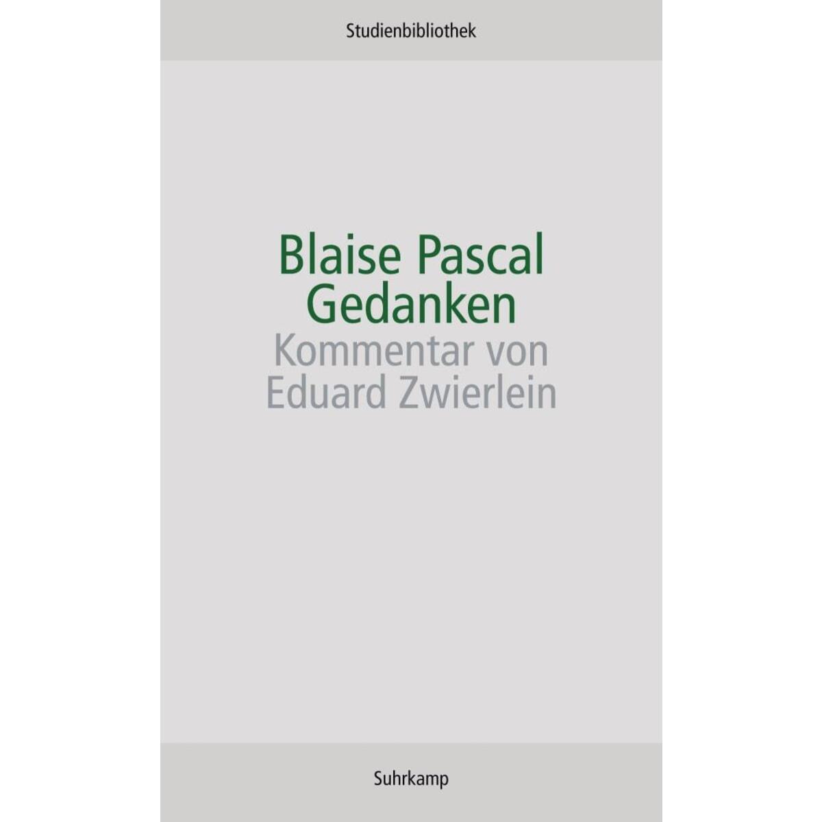 Gedanken Gedanken von Suhrkamp Verlag