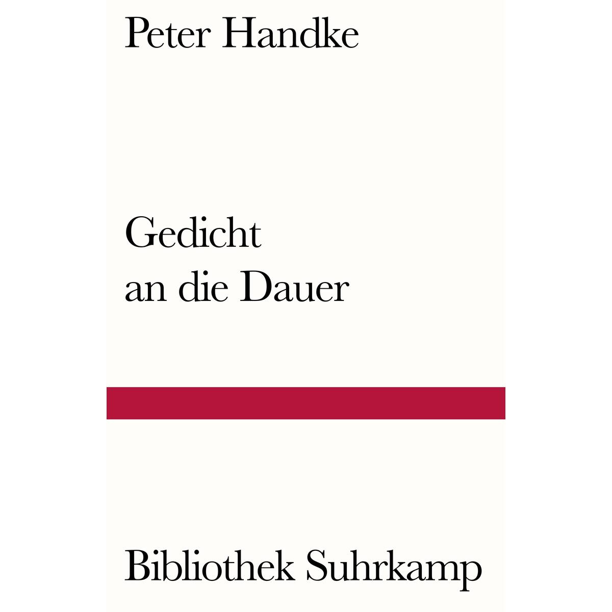 Gedicht an die Dauer von Suhrkamp Verlag AG