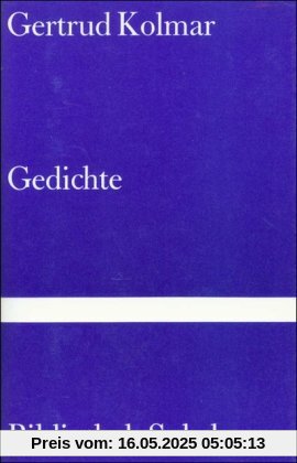 Gedichte (Bibliothek Suhrkamp)