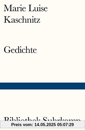 Gedichte (Bibliothek Suhrkamp)
