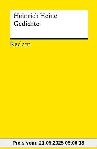 Gedichte (Reclams Universal-Bibliothek)