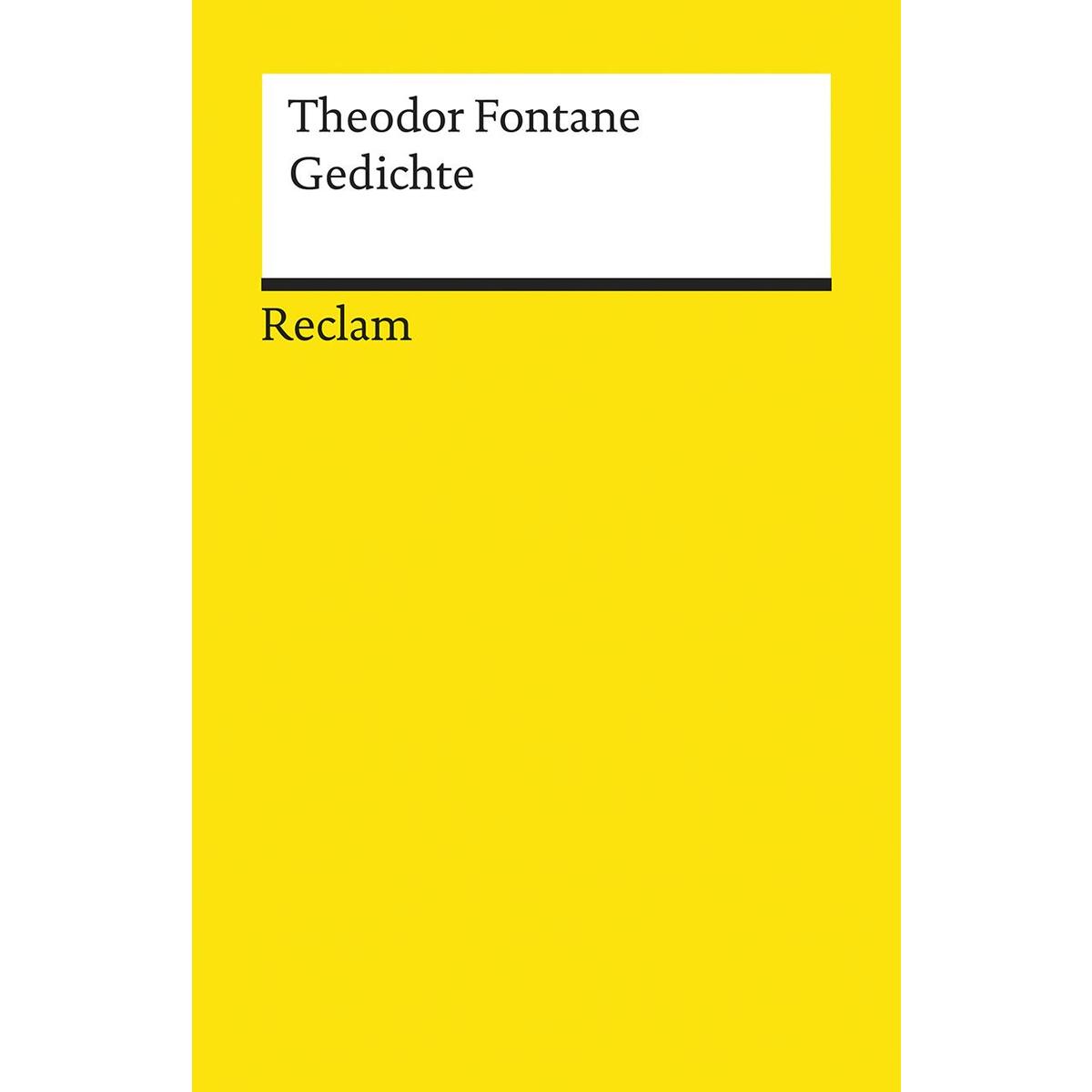Gedichte Gedichte von Reclam Philipp Jun.